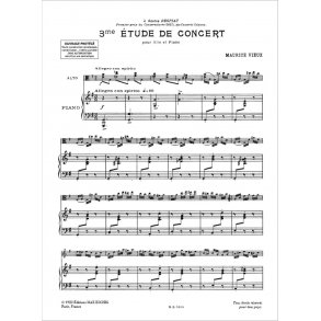 Études Concert No. 3 : Pour Viola & Piano